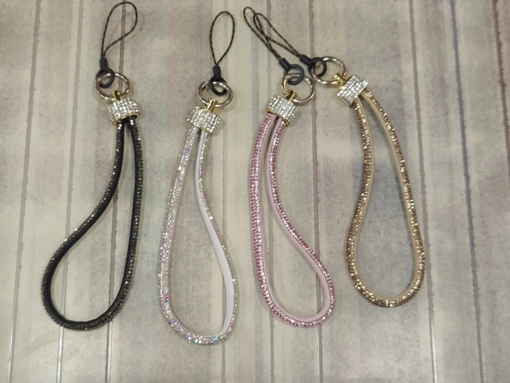 Diamond Mobile Phone Charms, Plastic