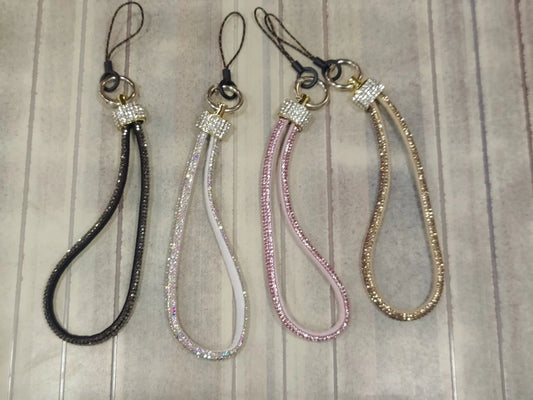 Diamond Mobile Phone Charms, Plastic