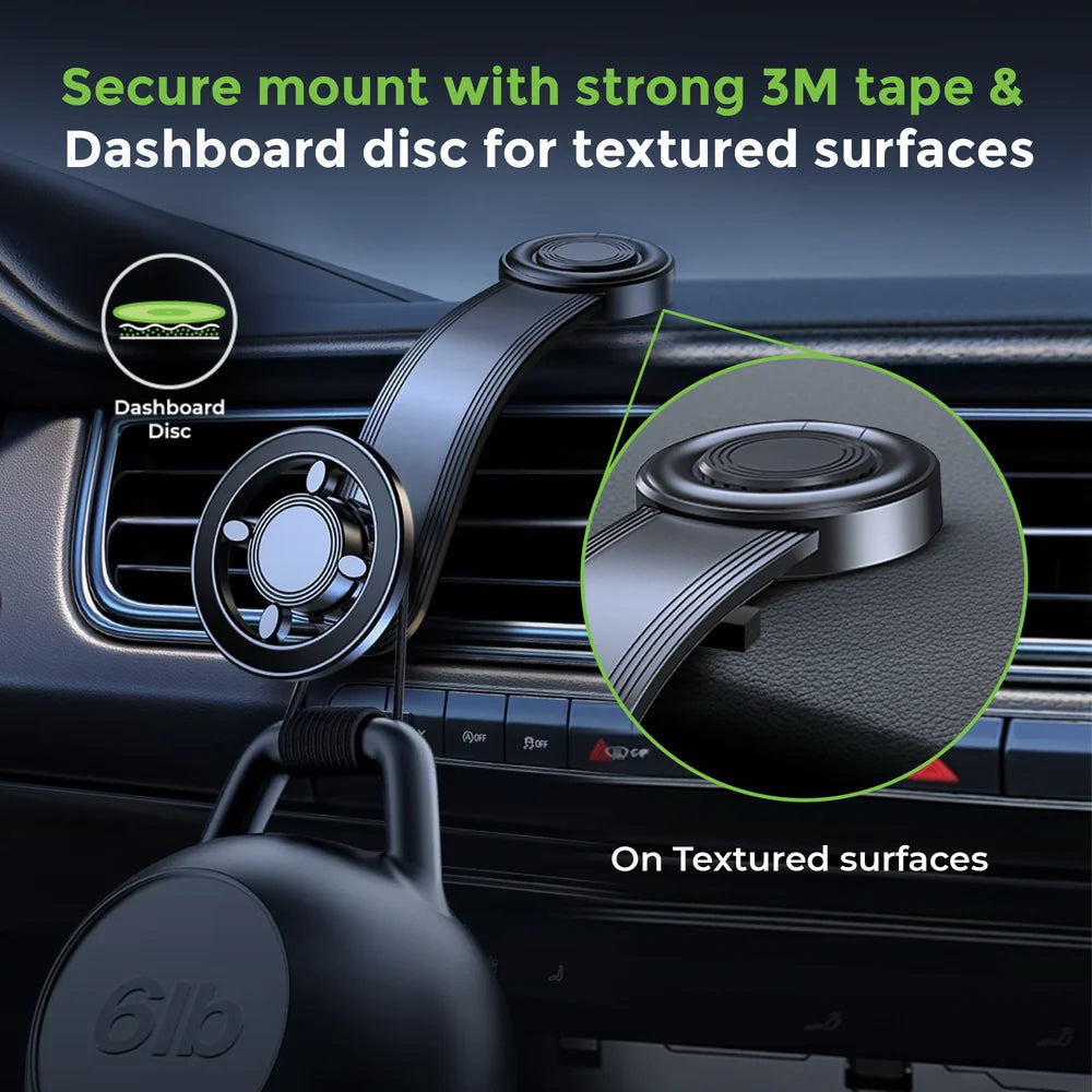 DashMag   Magnetic   Flexible   Phone   Holder   for   Dashboard CAR MOBILE HOLDER