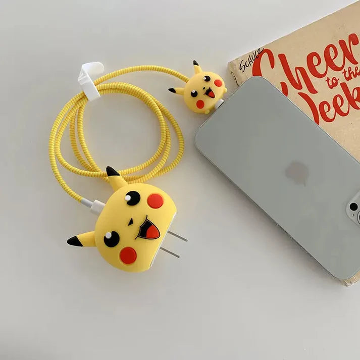 Iphone Charger Case Cover - Minions - 4 Piece Set (With Wire Protector)  1 review