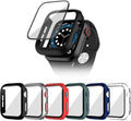 Tempered Film + Case For Apple watch case 6 5 4 SE 44mm 40mm Anti-drop protection glass for iwatch 3 2 1 42mm 38mm watch cove