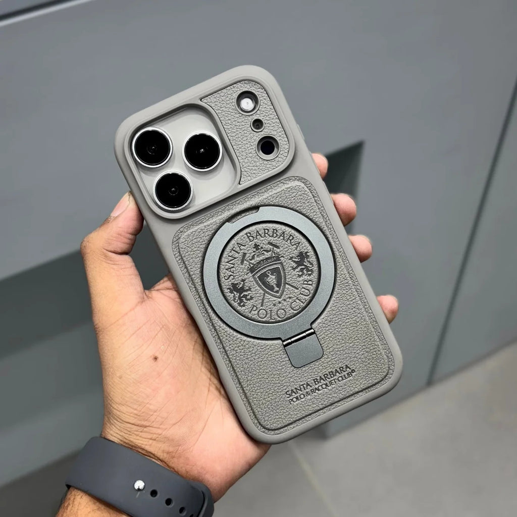 Santa Barbara Primo Case with Magsafe-Grey IPHONE 17 Pro and Pro Max