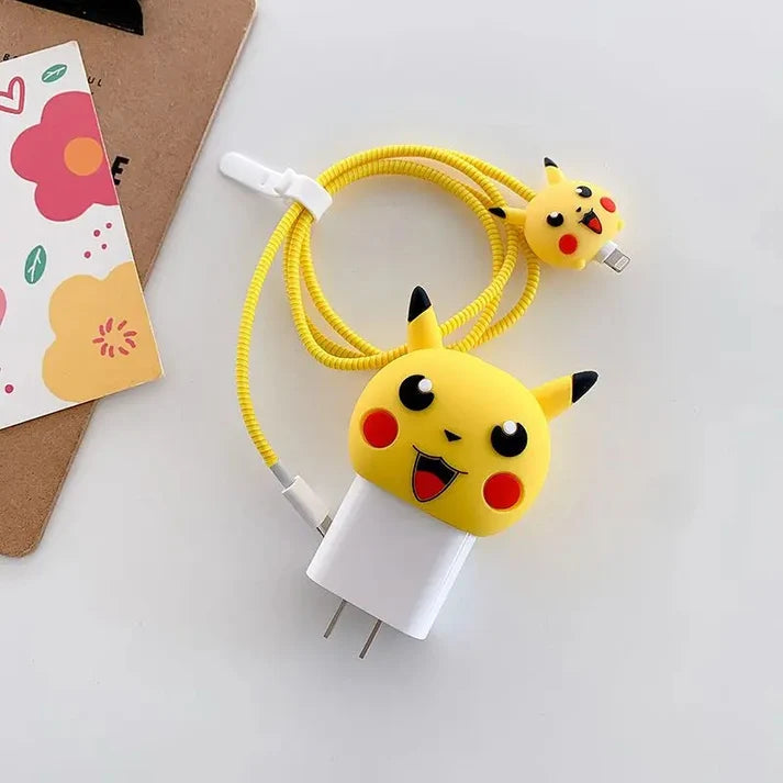 Iphone Charger Case Cover - Minions - 4 Piece Set (With Wire Protector)  1 review