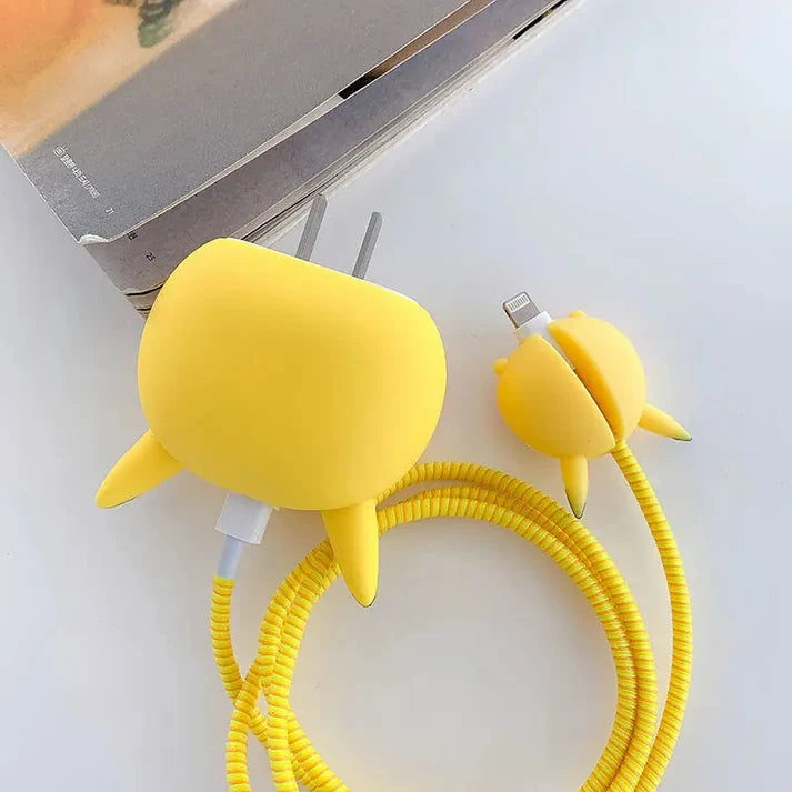 Iphone Charger Case Cover - Minions - 4 Piece Set (With Wire Protector)  1 review