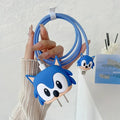 Iphone Charger Case Cover - Sonic the Hedgehog - 4 Piece Set (With Wire Protector)