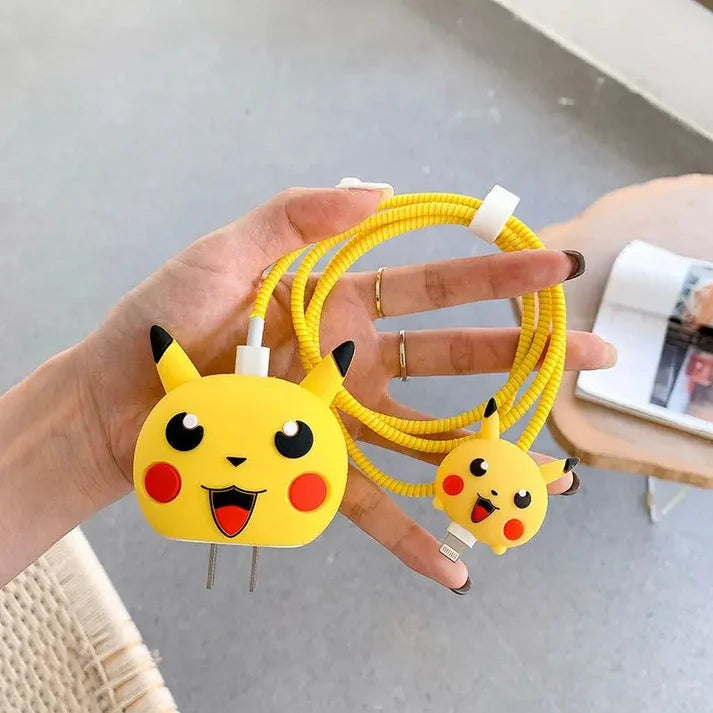 Iphone Charger Case Cover - Minions - 4 Piece Set (With Wire Protector)  1 review