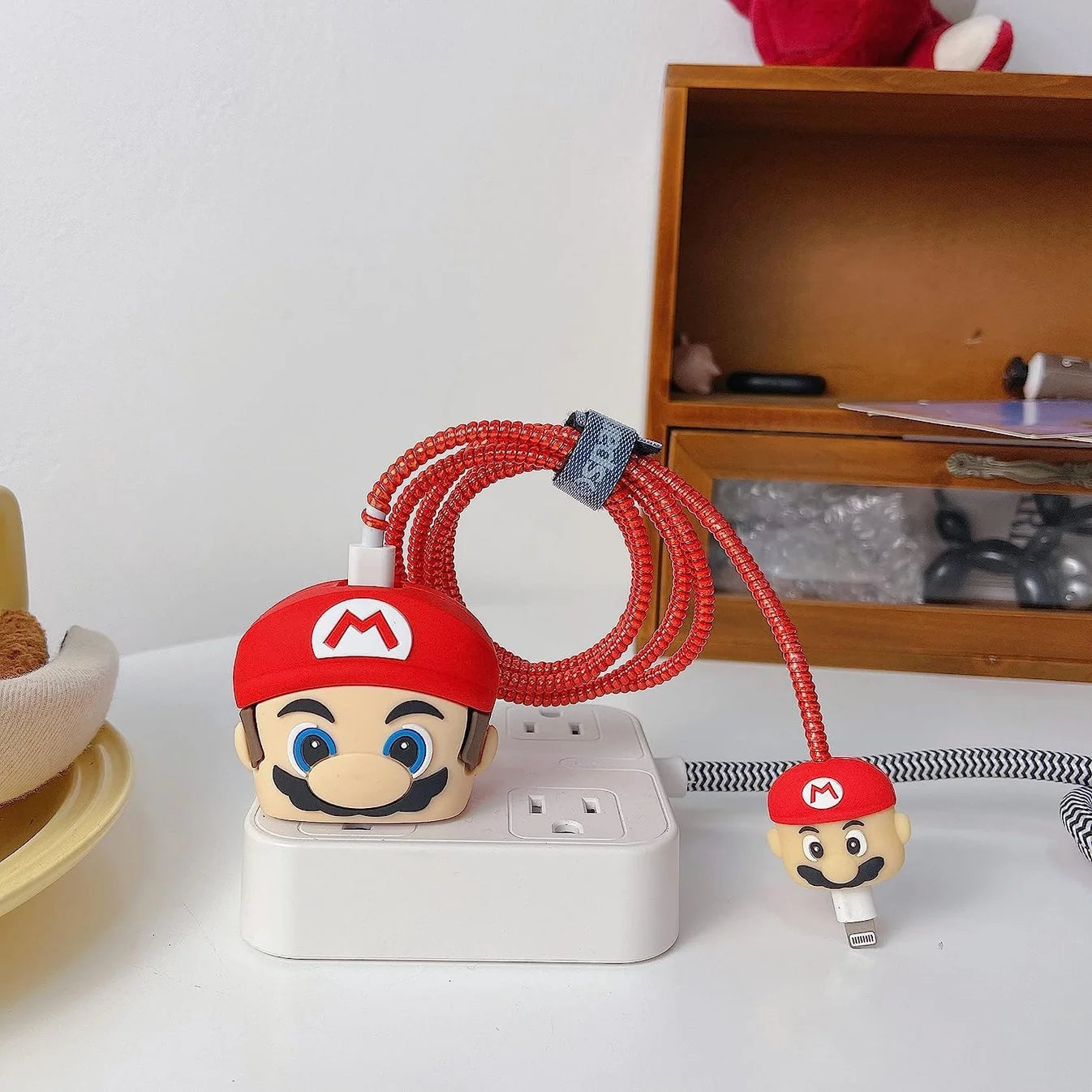 Iphone Charger Case Cover - Super Mario - 4 Piece Set (With Wire Protector)  1 review