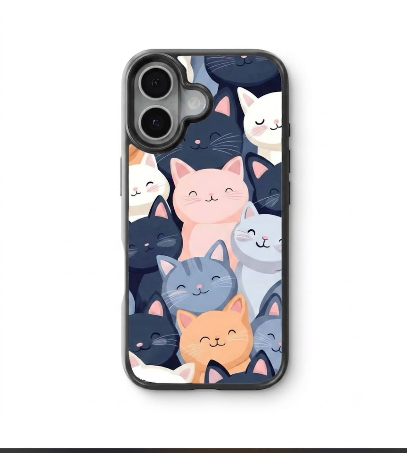 Glass Case Custom iPhone Covers cat