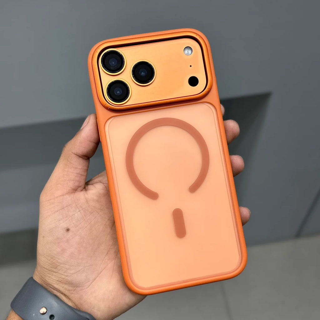 ICON SEMI TRANSLUCENT CASE MAGSAFE - ORANGE IPHONE 17 Pro and Pro Max