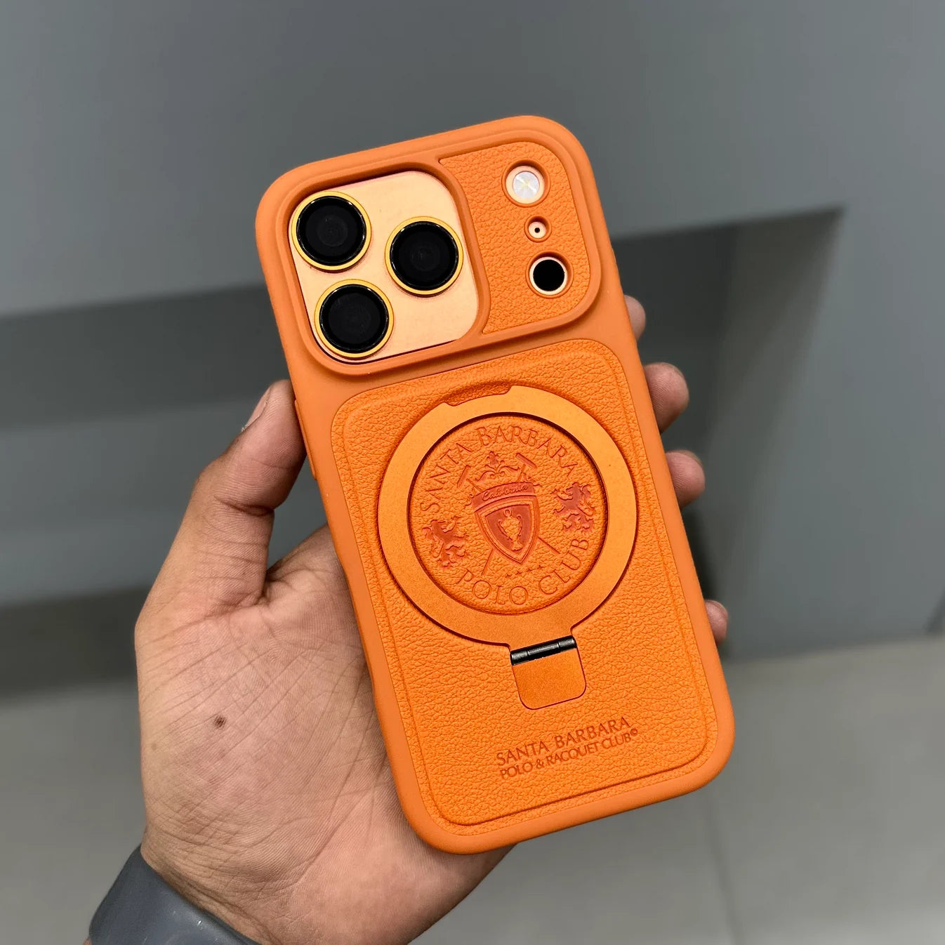 SANTA BARBARA PRIMO CASE WITH MAGSAFE - ORANGE IPHONE 17 Pro and Pro Max