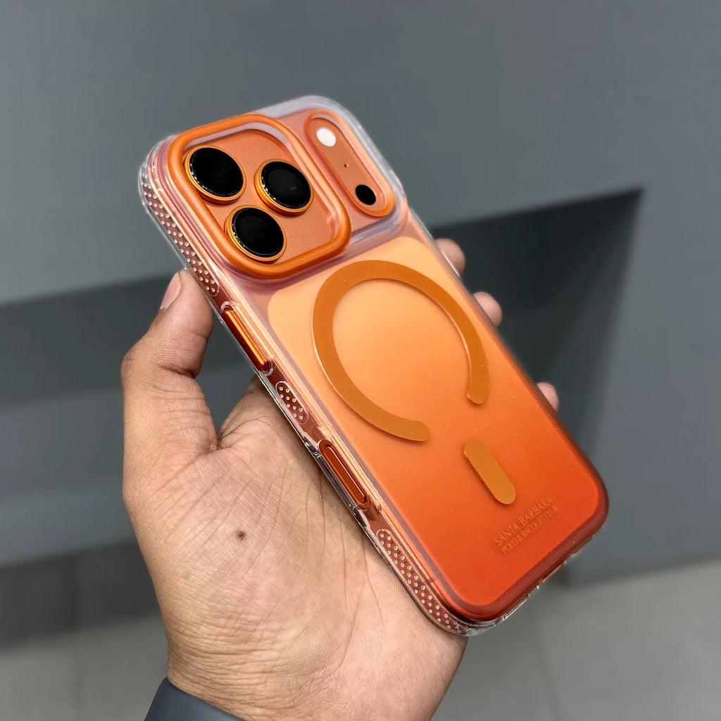 SANTA BARBARA AUGUS MAGSAFE CASE-ORANGE iPHONE 17 Pro and Pro Max