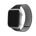 Watch Strap  DailyObjects (42/44/45/46/49/Series10 46mm) Black Velour Snap On WatchBand