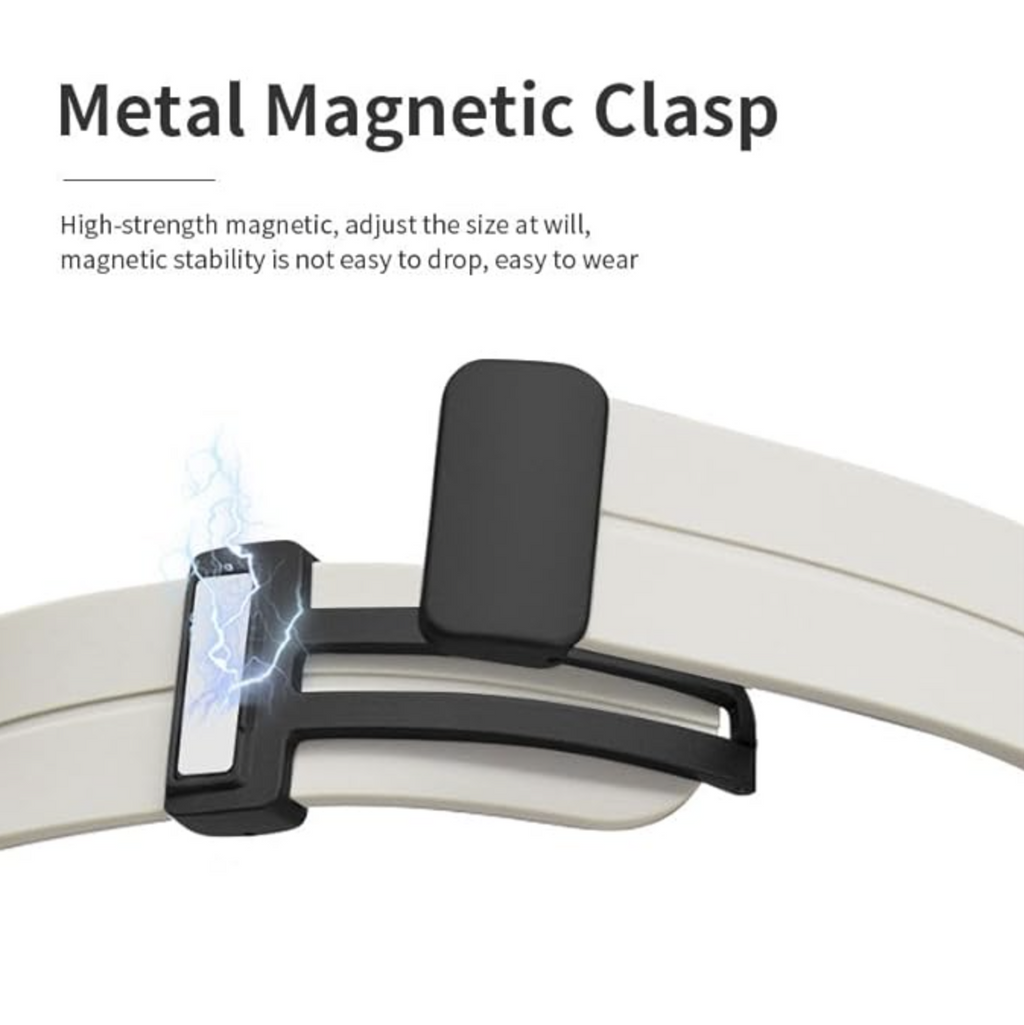 Like Star Silicone Magnetic Folding Buckle Apple Watch Band 44mm 45mm