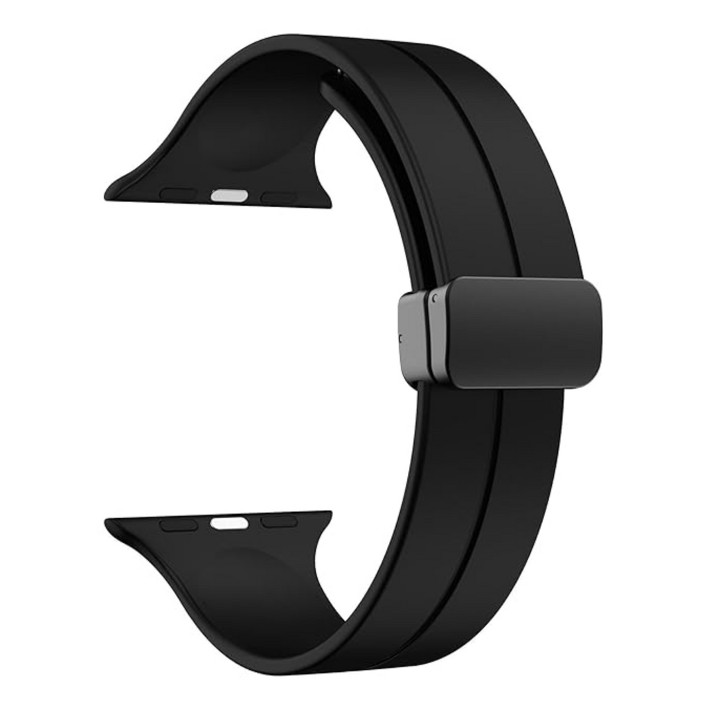 Like Star Silicone Magnetic Folding Buckle Apple Watch Band 44mm 45mm