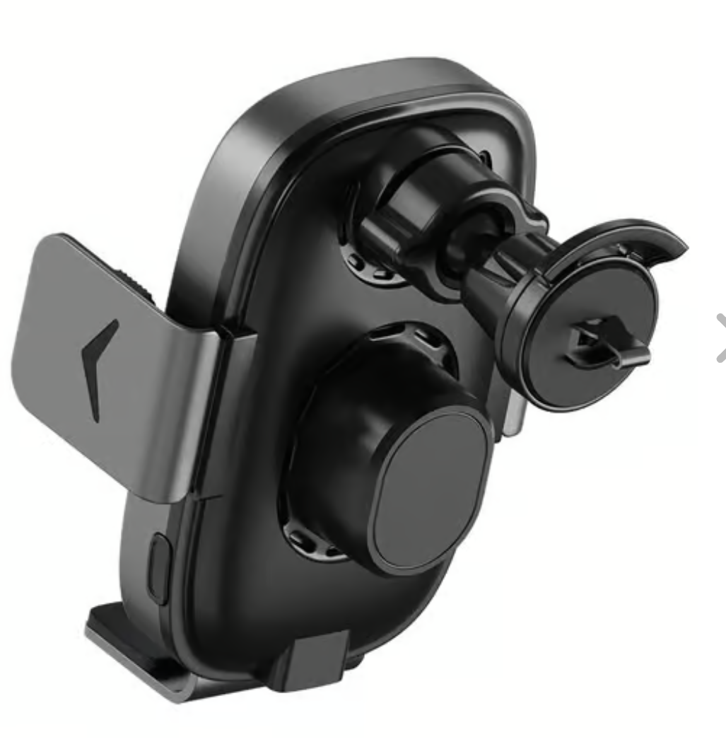 Powerup Magsafe Auto Clamp Charger, Air Vent Magnetic 15W Fast Phone Charger - Black