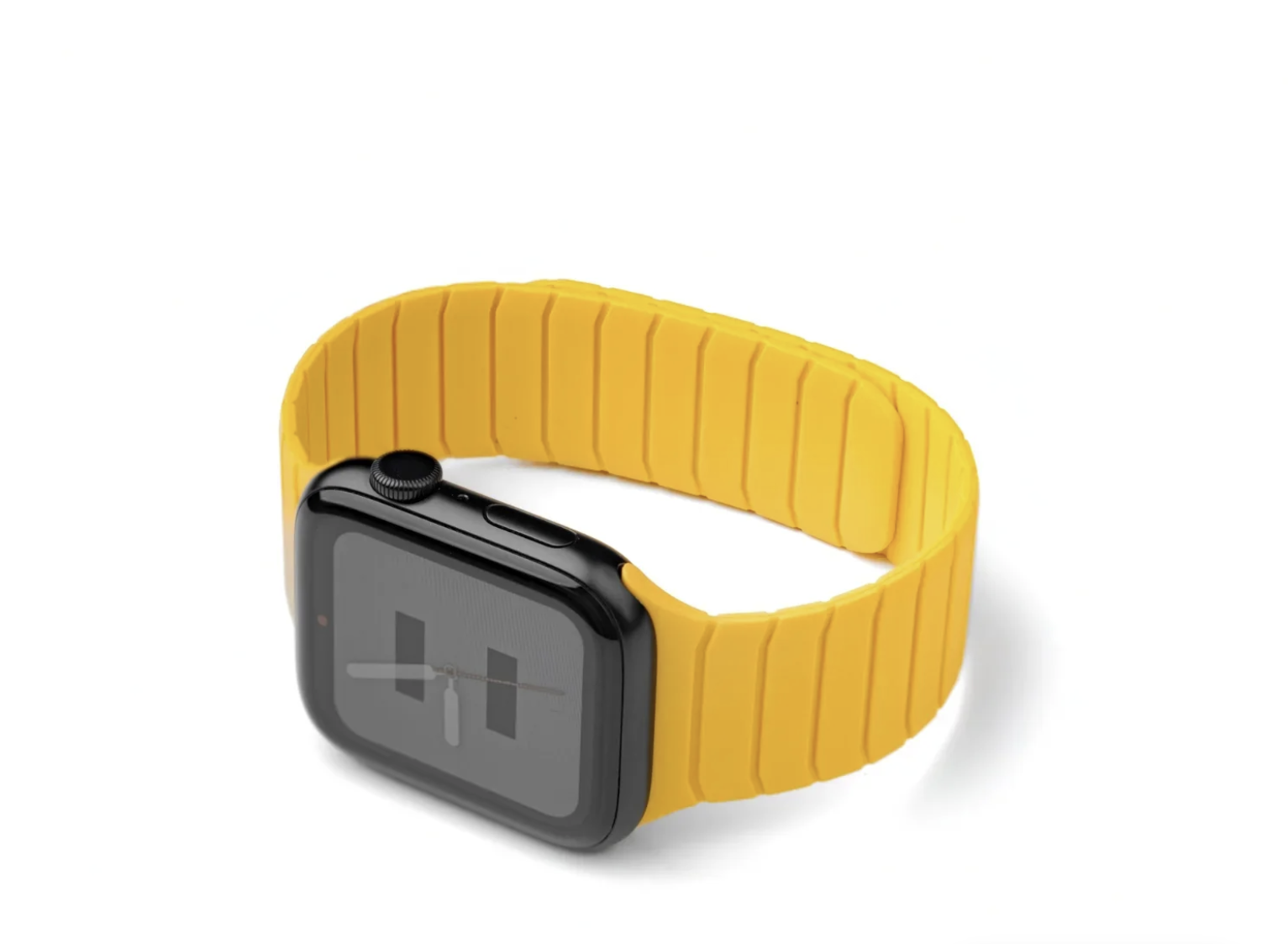 Yellow Designed for Apple Watch 1-11 Premium Silicone