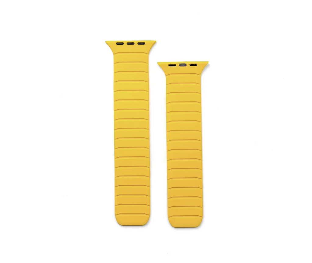 Yellow Designed for Apple Watch 1-11 Premium Silicone