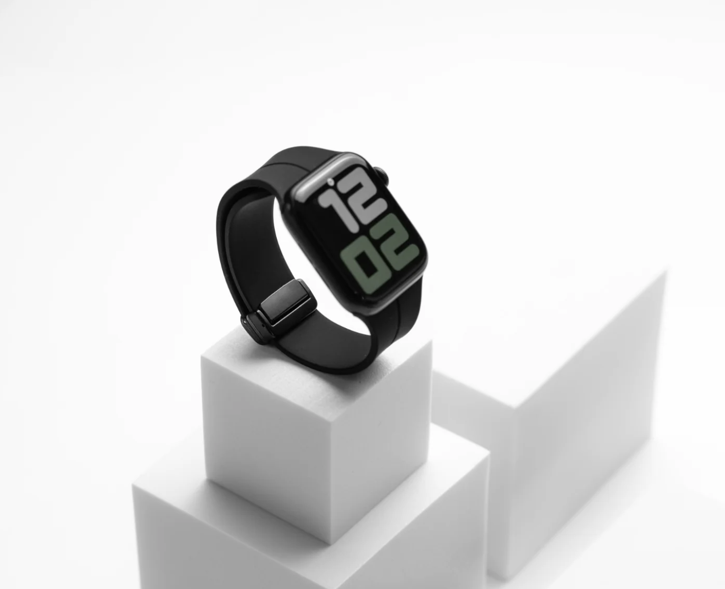 Dark Black Apple Watch 1-10 High Performance Silicone