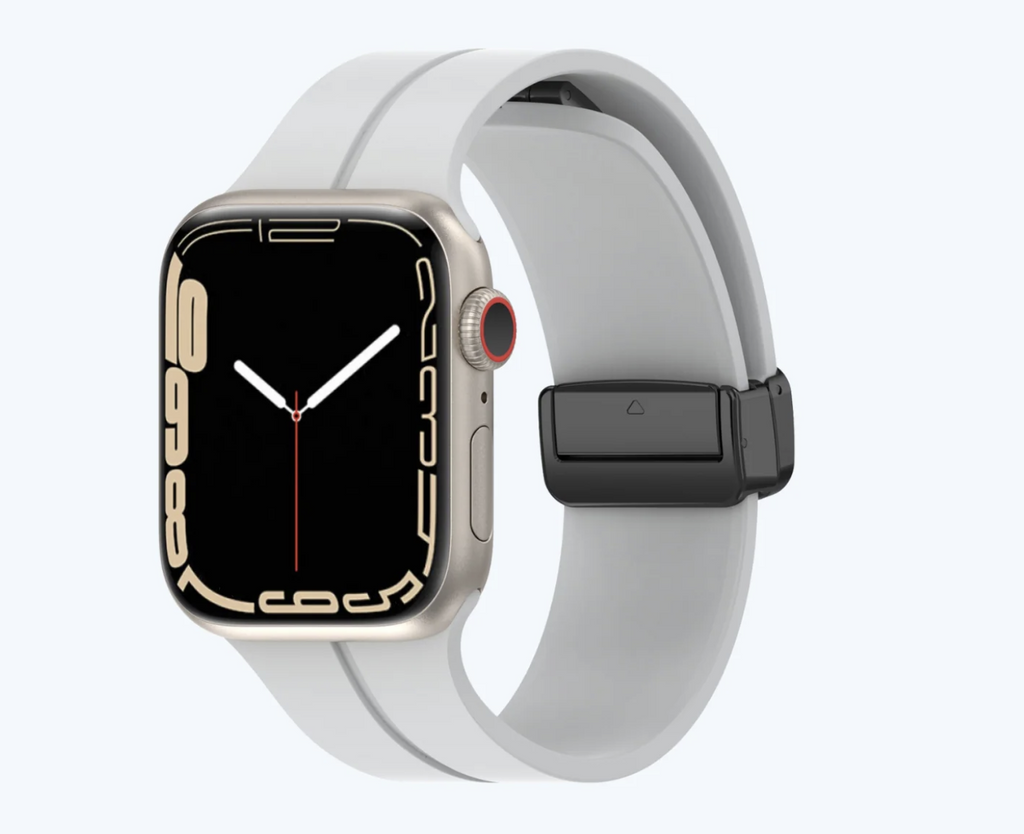 Cloudy Grey  Apple Watch 1-10 High Performance Silicone