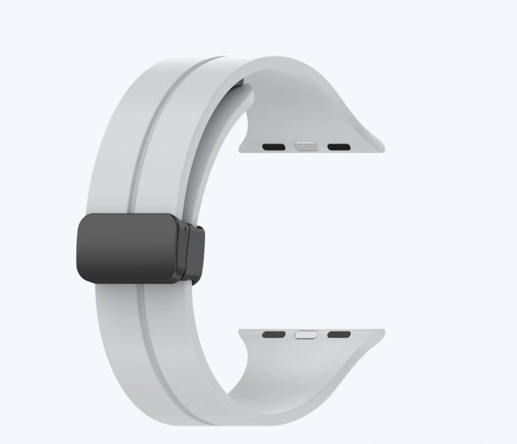 Cloudy Grey  Apple Watch 1-10 High Performance Silicone