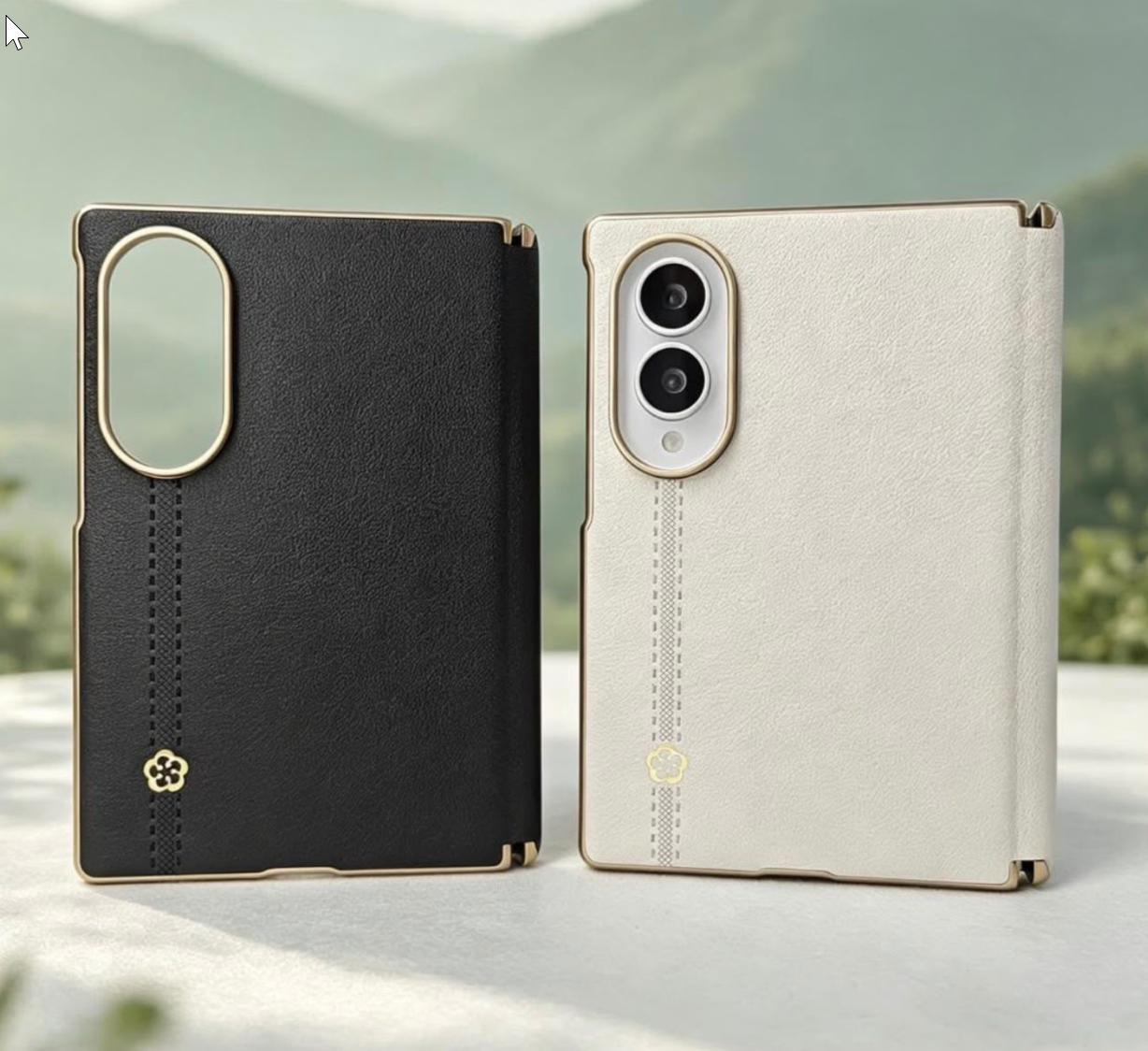 Galaxy Z Fold 8 Leather Case Elegant Touch  This leather case cover perfectly fits for Samsung Galaxy Z Fold8
