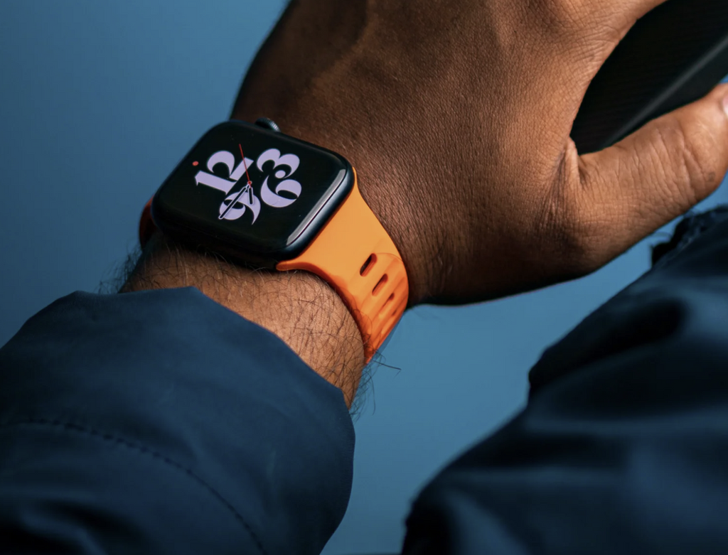 Pumpkin Orange Apple Watch 1-11 High Performance Silicone