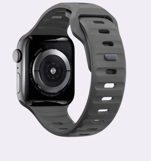 Evening Grey Apple Watch 1-11 High Performance Silicone