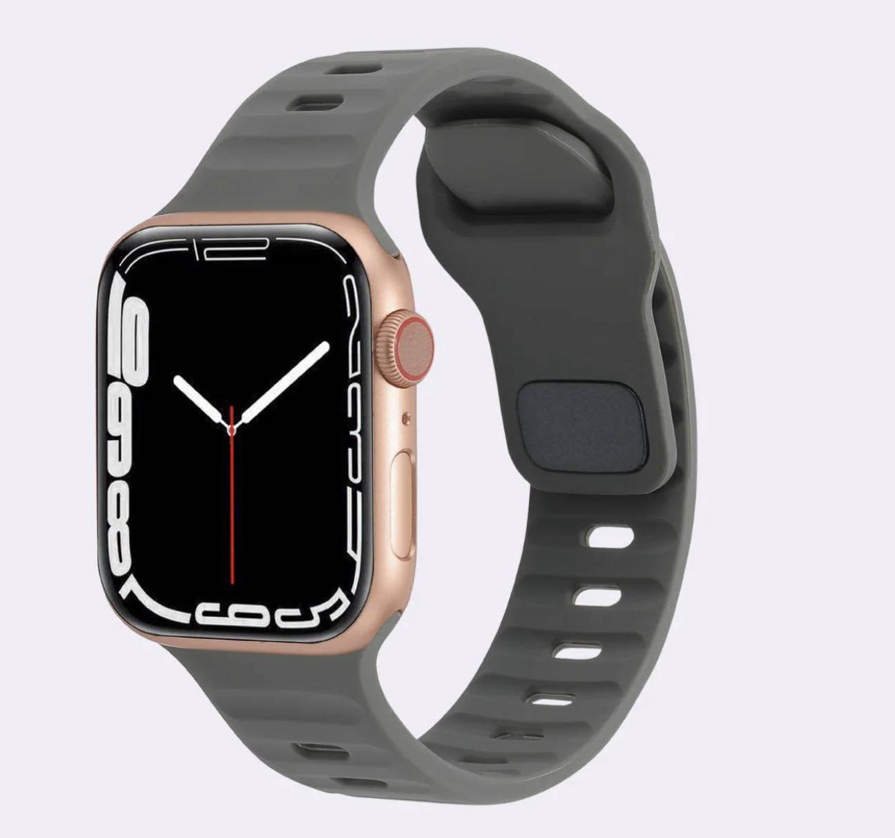 Evening Grey Apple Watch 1-11 High Performance Silicone