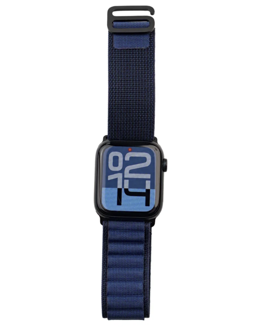 Navy Blue Apple Watch 1-Ultra Alpine Loop | Nylon Weave