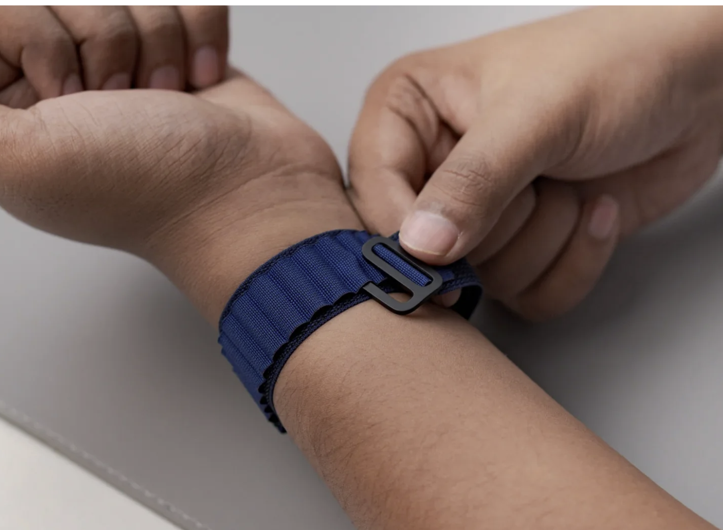 Navy Blue Apple Watch 1-Ultra Alpine Loop | Nylon Weave