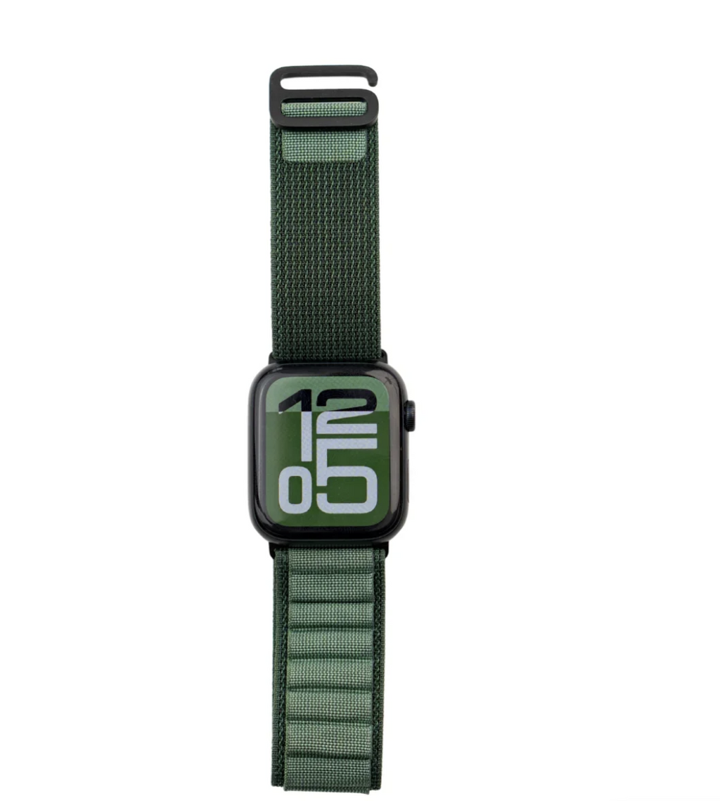 Deep Green Apple Watch 1-Ultra Alpine Loop