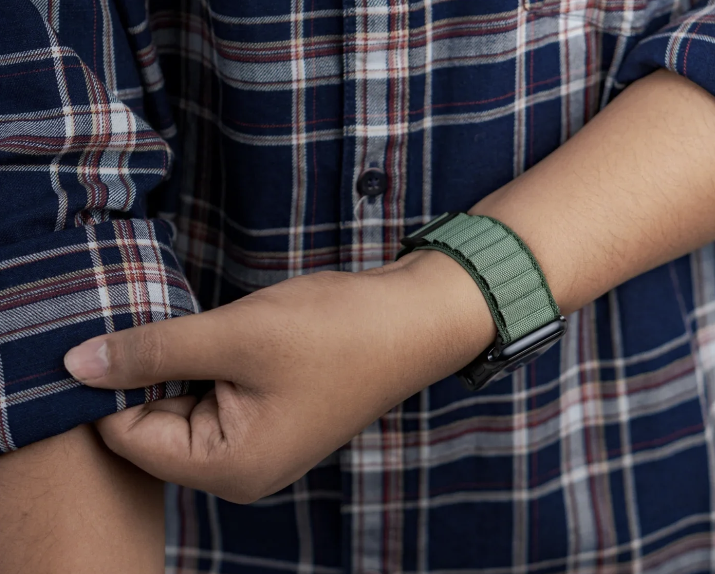 Deep Green Apple Watch 1-Ultra Alpine Loop