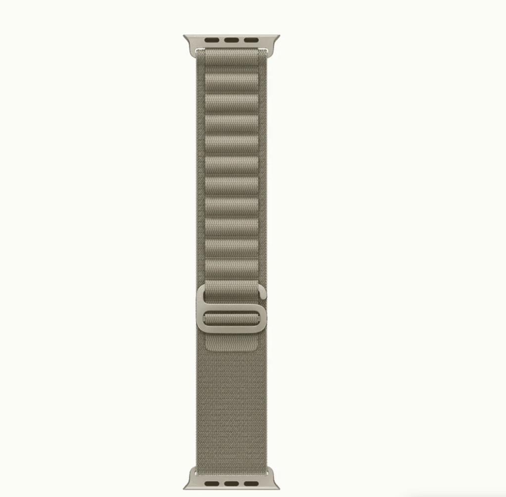 Olive Green Apple Watch 1-Ultra Alpine Loop