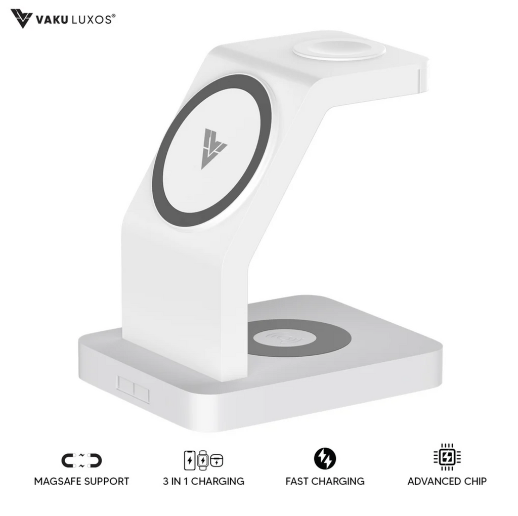 Vaku Luxos ® TRINITY 23W 3IN1 Wireless Charger