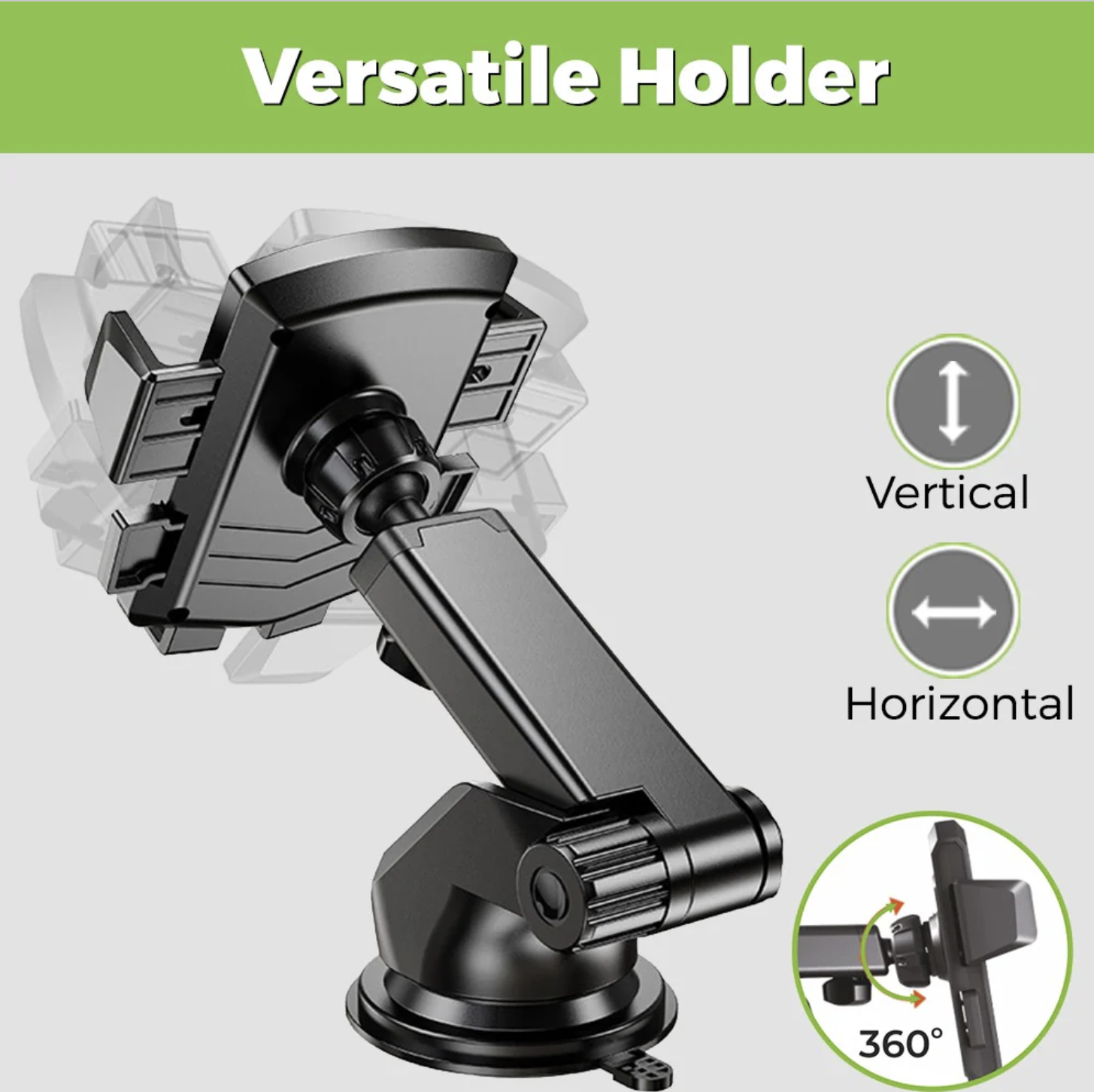 Universal Robo Mount with Telescopic for Dashboard & Windscreen CAR MOBILE HOLDERS