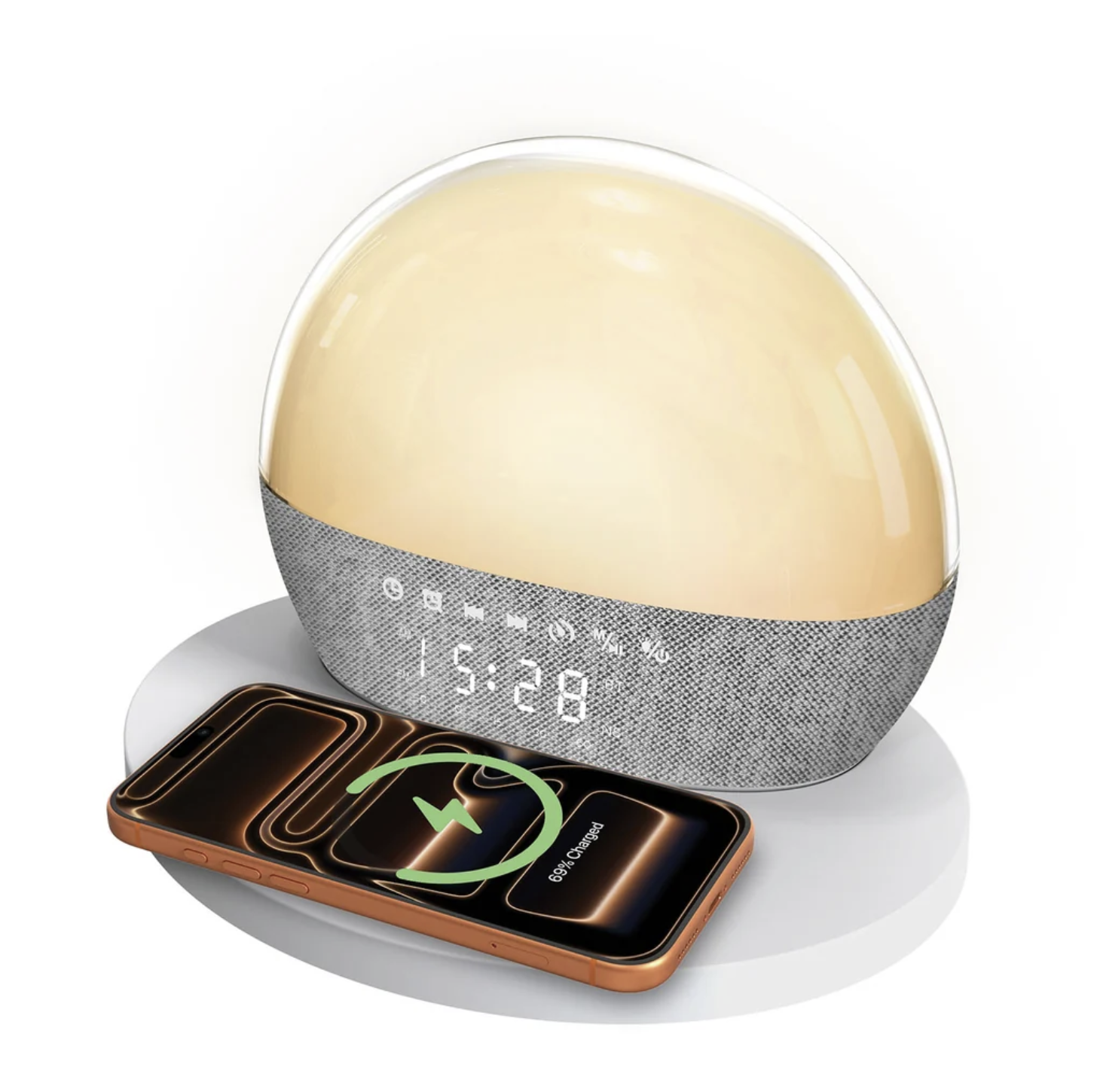 Vaku Luxos ® 3-in-1 SOUNDNEST Bluetooth Speaker with 15W Wireless Charger