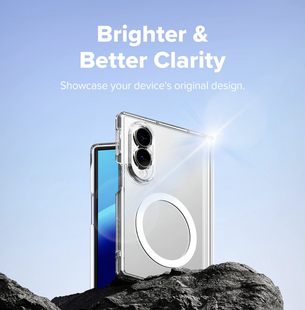Galaxy Z Fold 8   transparent Magnetic Magnetic clear case