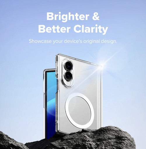 Galaxy Z Fold 8   transparent Magnetic Magnetic clear case