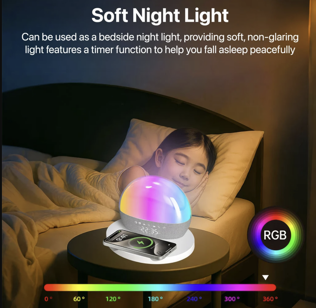 Vaku Luxos ® 3-in-1 SOUNDNEST Bluetooth Speaker with 15W Wireless Charger