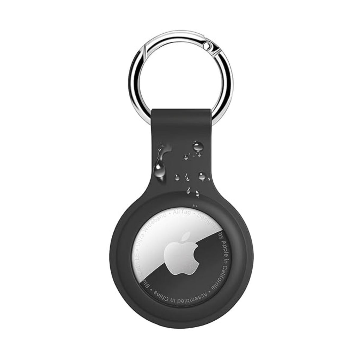 Case for Apple AirTag 2nd Gen (2026) & 1st Gen (2021), Shockproof Holder Anti-Scratch Protective Cover for Air Tags, Men's Women's Keyrings & Keychains for Keys, Luggage, Bags