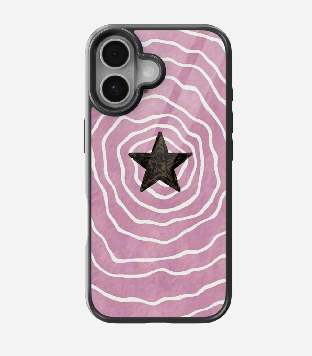 Starlit   Waves   Glass   Case Custom iPhone Covers