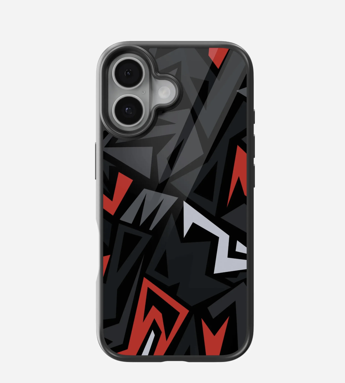 Abstract   Horizon   Hexagons   Pattern   Glass   Case  Custom iPhone Covers