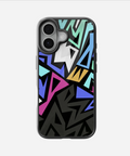 Abstract   Colorful   Geometric   Pattern   Glass   Case   Custom iPhone Covers