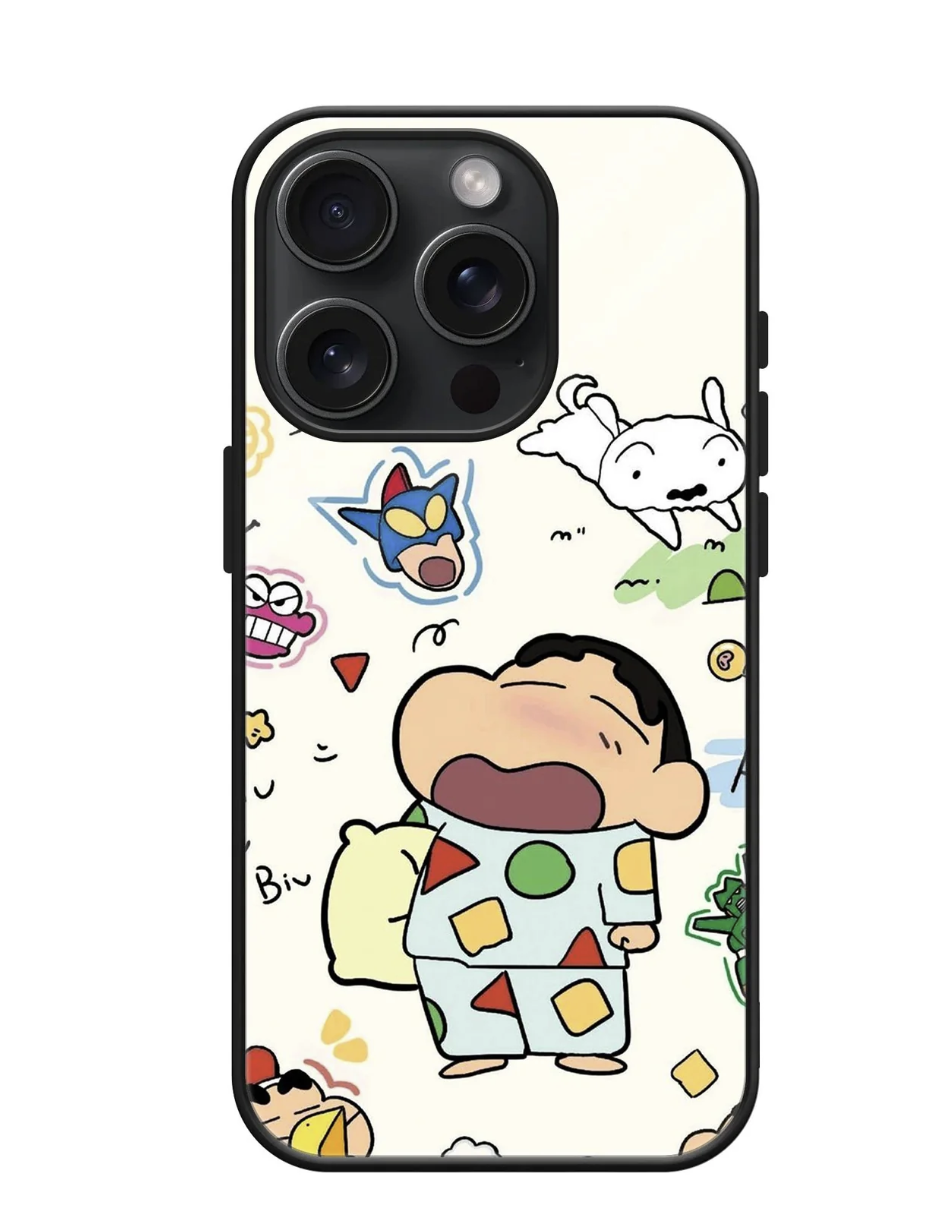 Shinchan Crayon Glass Case