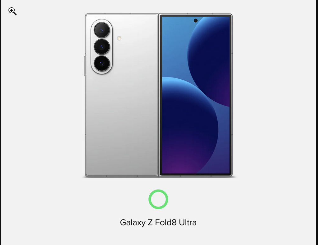 Galaxy Z Fold 8 Ultra  Magnetic clear case