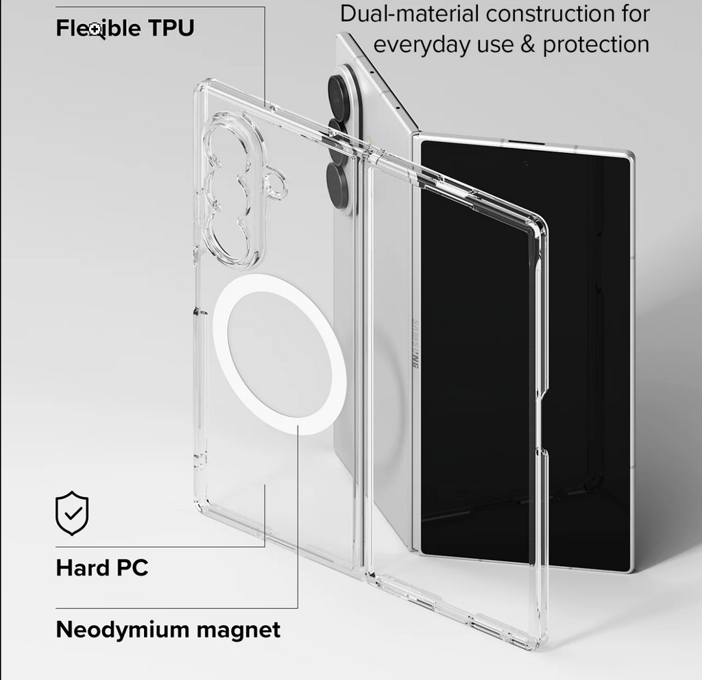 Galaxy Z Fold 8 Ultra  Magnetic clear case