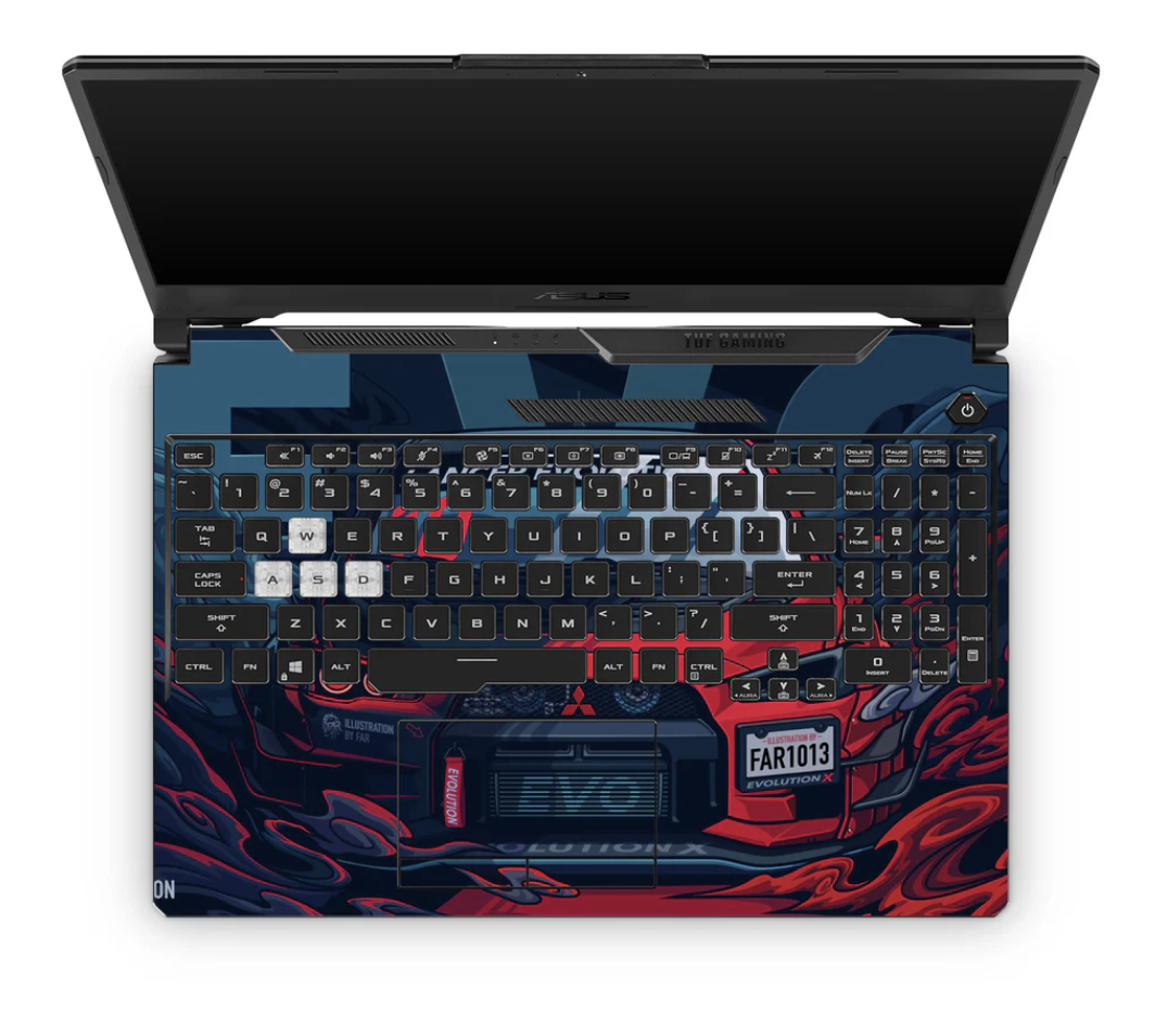 Mitsubishi Lancer EVO X Laptop Skin