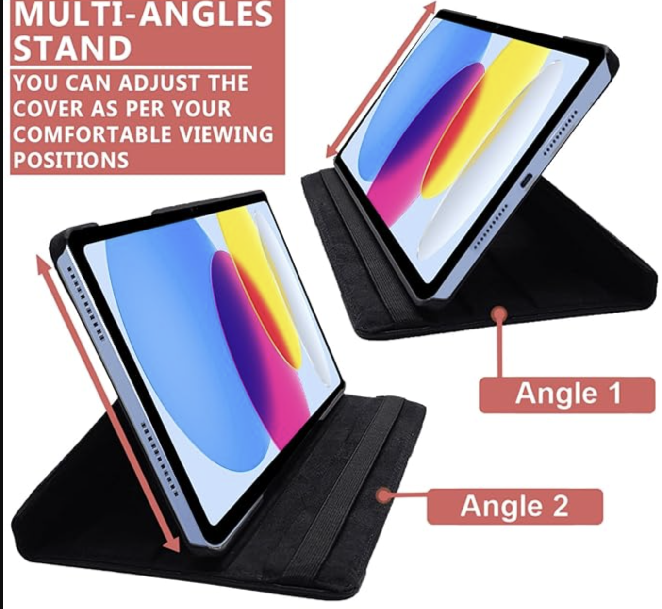 iPad 11th Gen (A16) / 10th Generation Cover Case (2025/2022), Smart Flexible