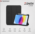 Zenith 3 Fold Smart Cover with Pencil Holder for Apple iPad Air 13, Fits: M2 / M3 / M4 Models (Black)