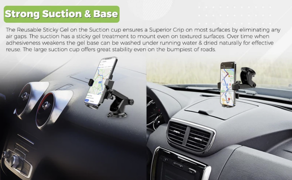Universal Robo Mount with Telescopic for Dashboard & Windscreen CAR MOBILE HOLDERS